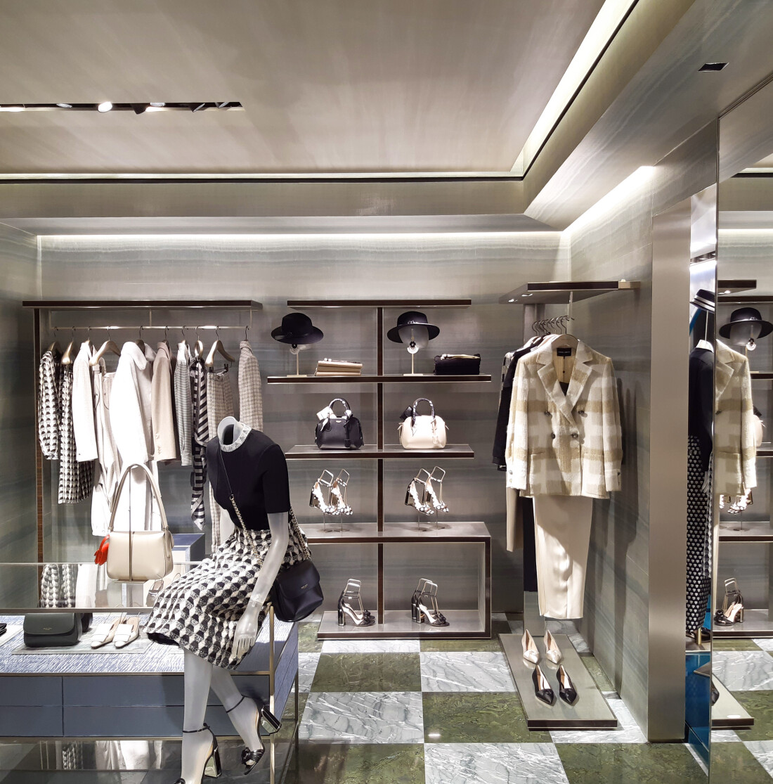 The new Giorgio Armani store in Milan, in Via Sant'Andrea